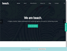 Tablet Screenshot of beachmarketing.co.uk